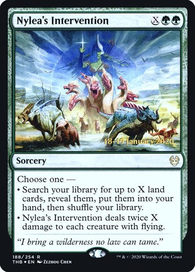 Nylea's Intervention (Promos: Prerelease Cards) Light Play Foil