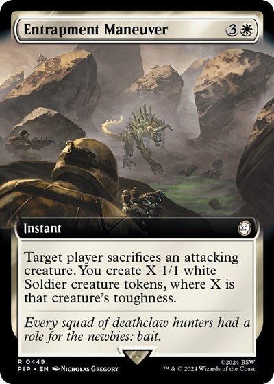 Entrapment Maneuver (Extended Art) (Universes Beyond: Fallout) Light Play