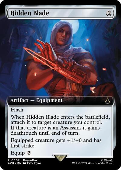 Hidden Blade (Extended Art) (Promos: Buy-A-Box) Medium Play Foil