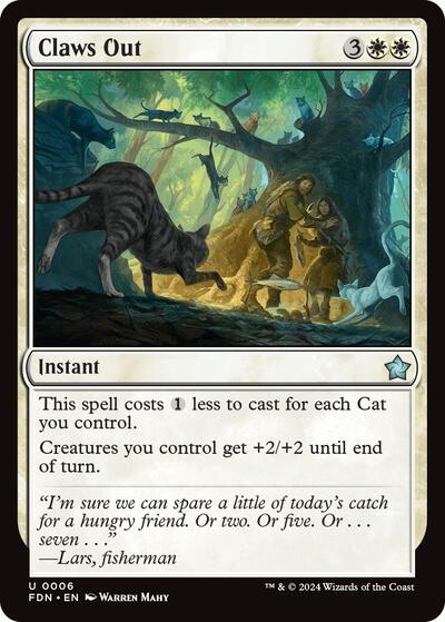 Claws Out (Foundations) Near Mint