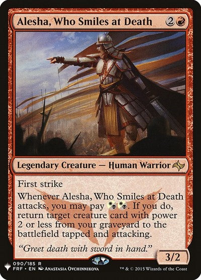 Alesha, Who Smiles at Death (Mystery Booster) Near Mint