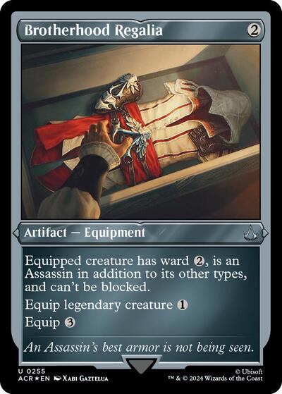 Brotherhood Regalia (Foil Etched) (Universes Beyond: Assassin's Creed) Near Mint Foil