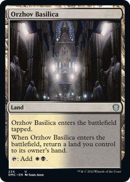 Orzhov Basilica (Commander: Dominaria United) Light Play