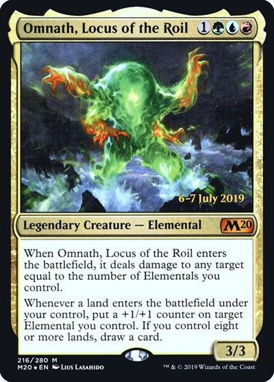 Omnath, Locus of the Roil (Promos: Prerelease Cards) Medium Play Foil