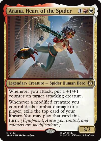 Arana, Heart of the Spider (Marvel's Spider-Man) Light Play Foil