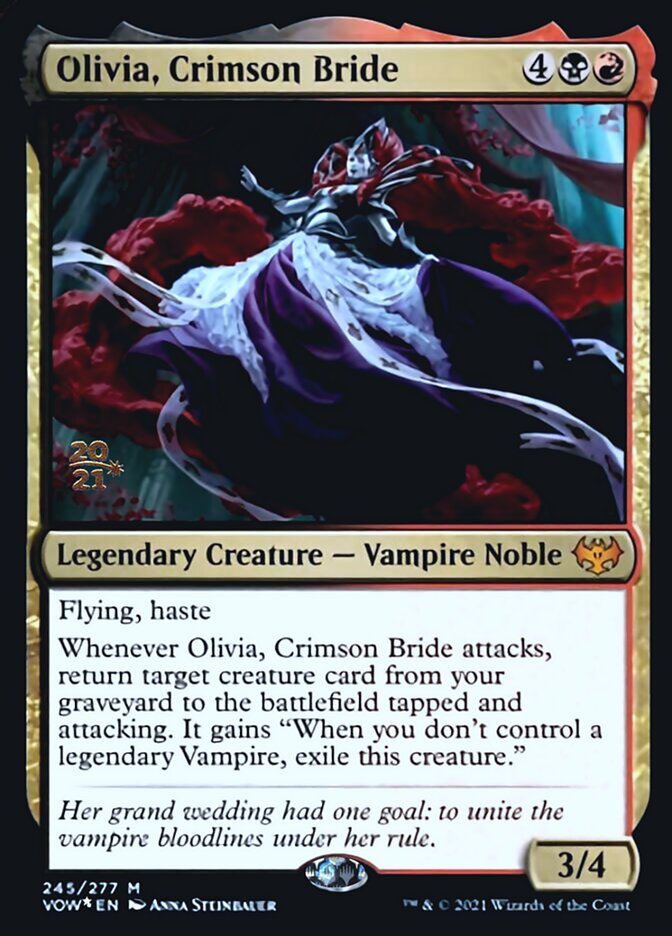 Olivia, Crimson Bride (Promos: Prerelease Cards) Light Play Foil
