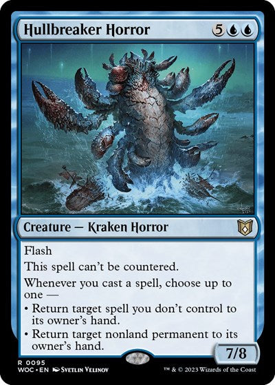 Hullbreaker Horror (Commander: Wilds of Eldraine) Damaged / Poor