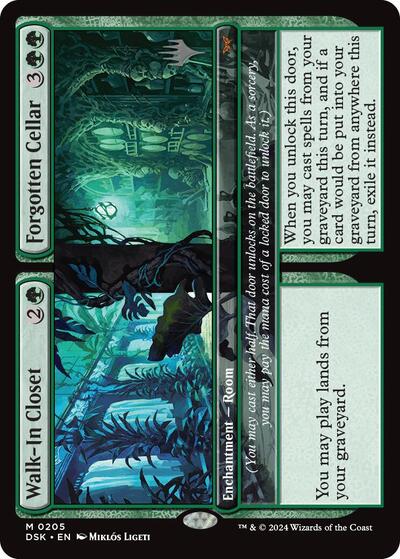 Walk-In Closet / Forgotten Cellar (Promo Pack: Duskmourn: House of Horror) Near Mint