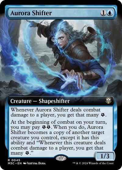 Aurora Shifter (Extended Art) (Commander: Modern Horizons 3) Light Play