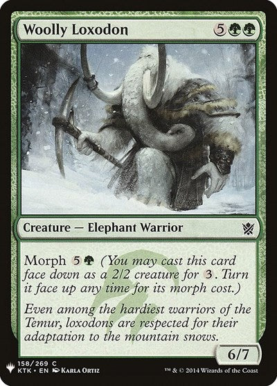 Woolly Loxodon (Mystery Booster) Light Play