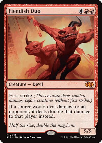 Fiendish Duo (Foundations Jumpstart) Medium Play