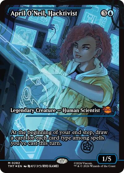 April O'Neil, Hacktivist (0282) (Showcase) (Teenage Mutant Ninja Turtles) Near Mint Foil