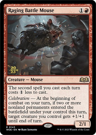 Raging Battle Mouse (Promos: Prerelease Cards) Light Play Foil