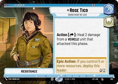 Rose Tico Saving What We Love (Hyperspace) (Jump to Lightspeed) Near Mint