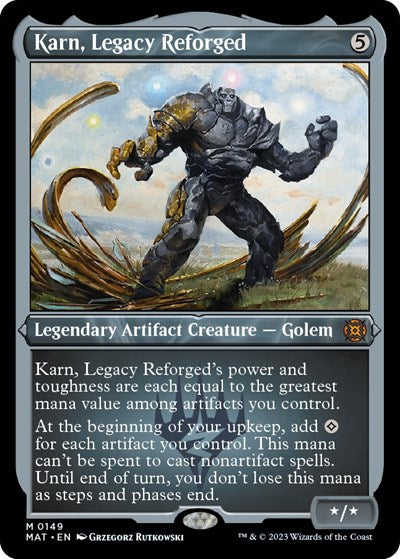 Karn, Legacy Reforged (Foil Etched) (March of the Machine: The Aftermath) Near Mint Foil