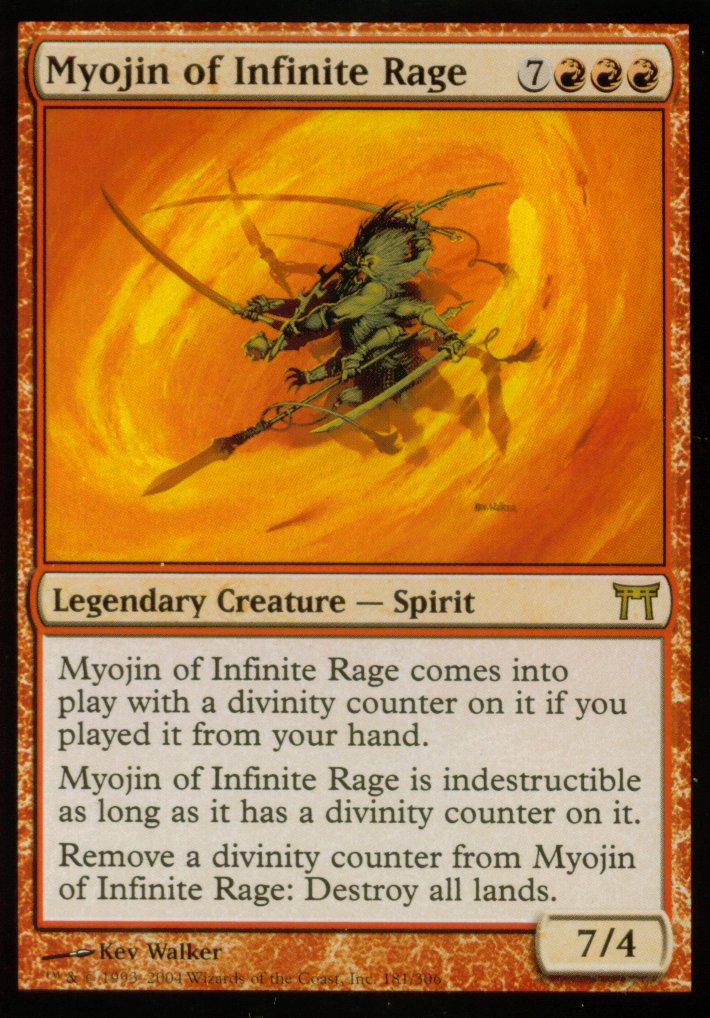Myojin of Infinite Rage (Champions of Kamigawa) Near Mint