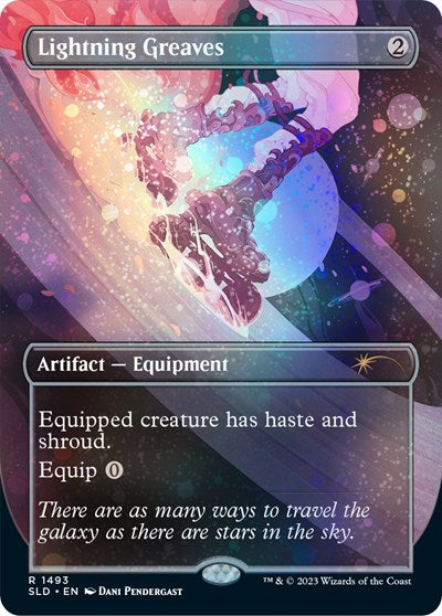 Lightning Greaves (1493) (Galaxy Foil) (Secret Lair) Near Mint Foil