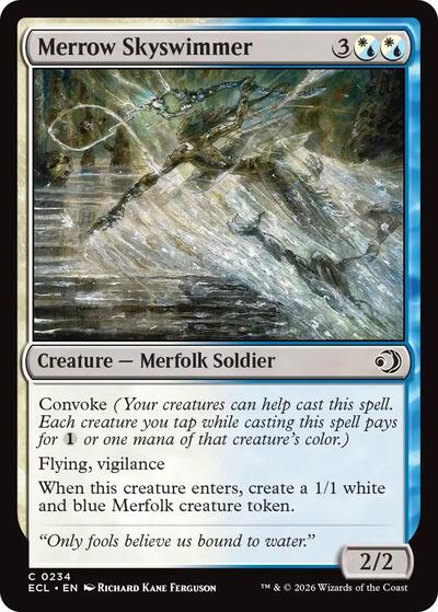 Merrow Skyswimmer (Lorwyn Eclipsed) Near Mint Foil