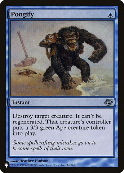 Pongify (Secret Lair Commander: From Cute to Brute) Near Mint