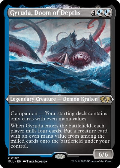 Gyruda, Doom of Depths (Foil Etched) (March of the Machine: Multiverse Legends) Near Mint Foil