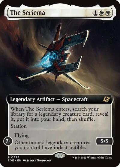 The Seriema (Extended Art) (Edge of Eternities) Light Play Foil