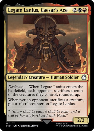 Legate Lanius, Caesar's Ace (Universes Beyond: Fallout) Near Mint