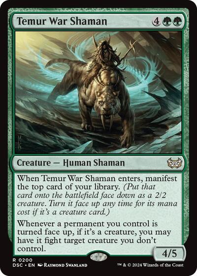 Temur War Shaman (Commander: Duskmourn: House of Horror) Near Mint