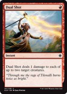 Dual Shot (Ixalan) Medium Play Foil