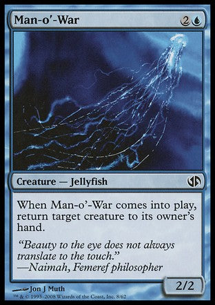 Man-o'-War (Duel Decks: Jace vs Chandra) Medium Play