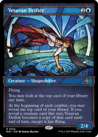 Vesuvan Drifter (Halo Foil) (March of the Machine: The Aftermath) Light Play Foil