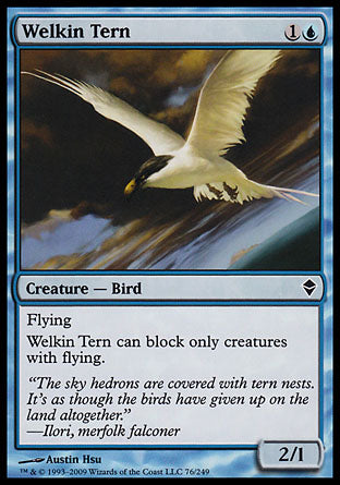 Welkin Tern (Zendikar) Medium Play Foil