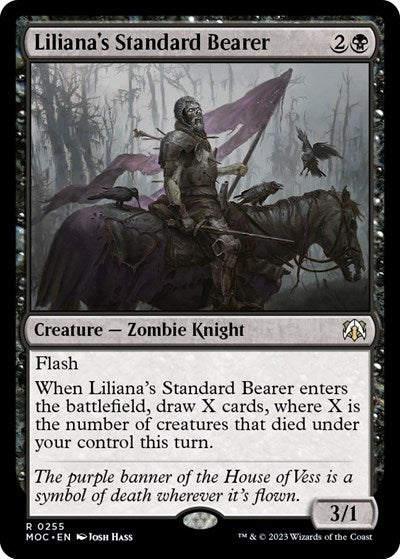 Liliana's Standard Bearer (Commander: March of the Machine) Light Play