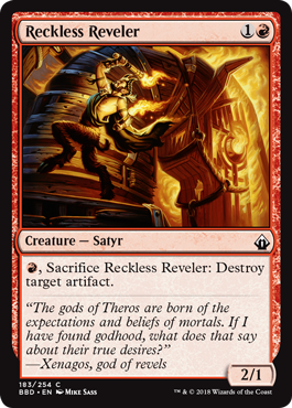 Reckless Reveler (Battlebond) Light Play Foil