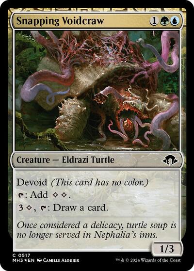 Snapping Voidcraw (Ripple Foil) (Modern Horizons 3) Light Play Foil