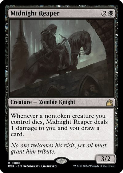 Midnight Reaper (Ravnica Remastered) Medium Play Foil