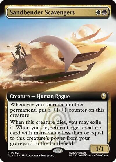 Sandbender Scavengers (Extended Art) (Avatar: The Last Airbender) Light Play Foil