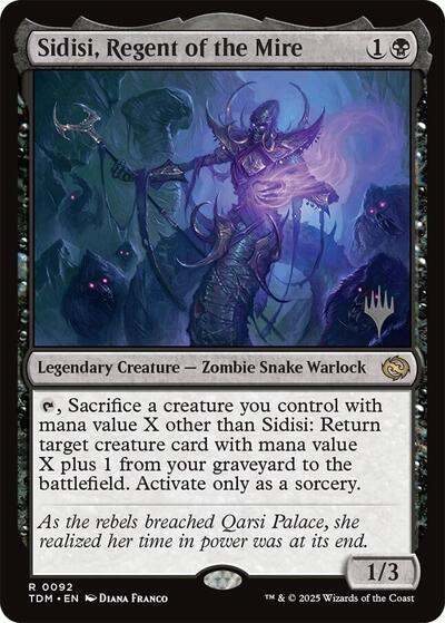Sidisi, Regent of the Mire (Promo Pack: Tarkir: Dragonstorm) Near Mint