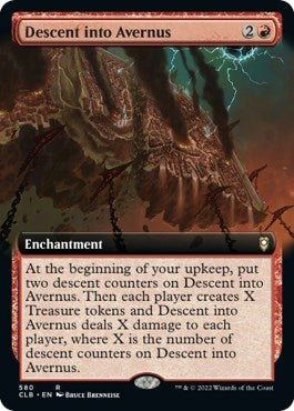 Descent into Avernus (Extended Art) (Commander Legends: Battle for Baldur's Gate) Light Play Foil