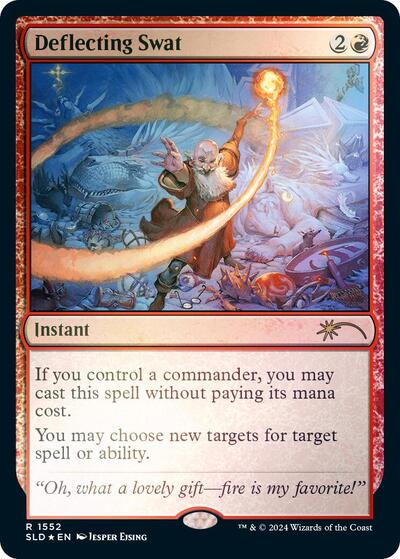 Deflecting Swat (Rainbow Foil) (Secret Lair) Medium Play Foil
