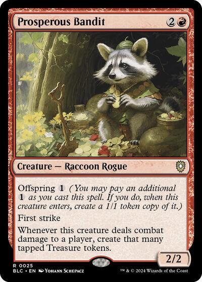 Prosperous Bandit (Commander: Bloomburrow) Medium Play