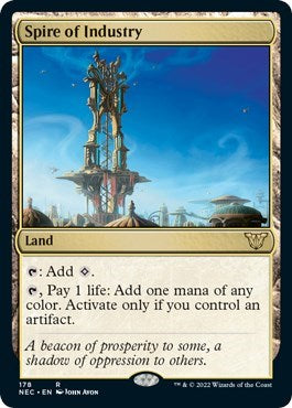 Spire of Industry (Commander: Kamigawa: Neon Dynasty) Light Play