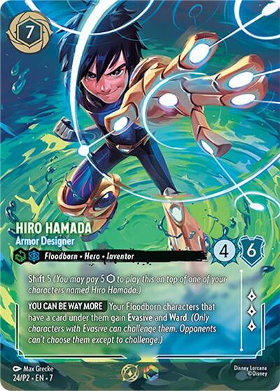 Hiro Hamada - Armor Designer (Store Championship) (Disney Lorcana Promo Cards) Near Mint Holofoil