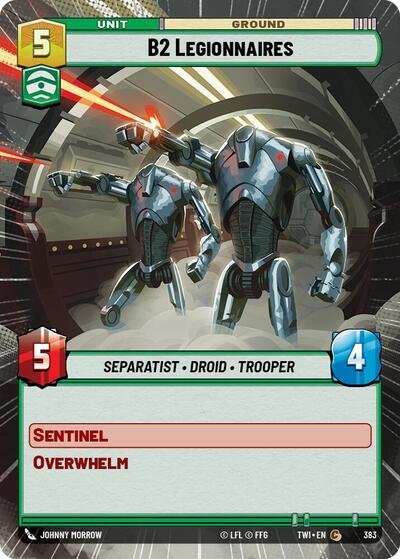 B2 Legionnaires (Hyperspace) (Twilight of the Republic) Near Mint Foil