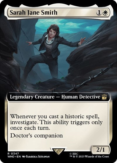Sarah Jane Smith (Extended Art) (Universes Beyond: Doctor Who) Near Mint Foil