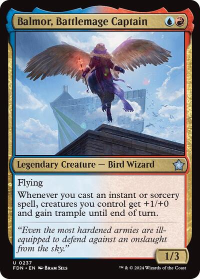 Balmor, Battlemage Captain (Foundations) Medium Play Foil