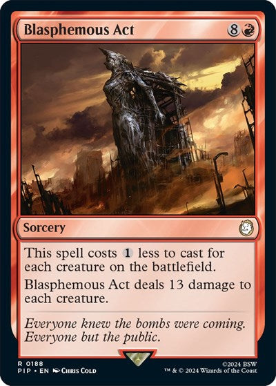 Blasphemous Act (Universes Beyond: Fallout) Near Mint