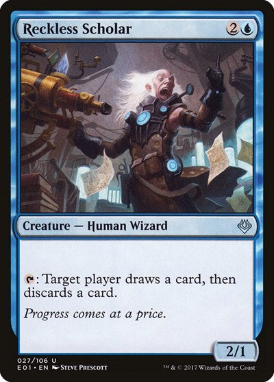 Reckless Scholar (Archenemy: Nicol Bolas) Light Play