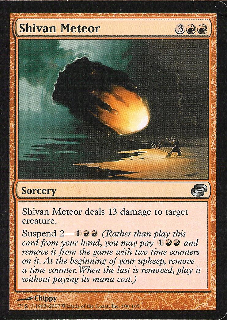 Shivan Meteor (Planar Chaos) Medium Play