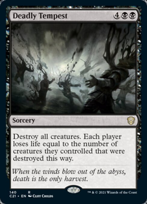 Deadly Tempest (Commander 2021 Strixhaven) Light Play