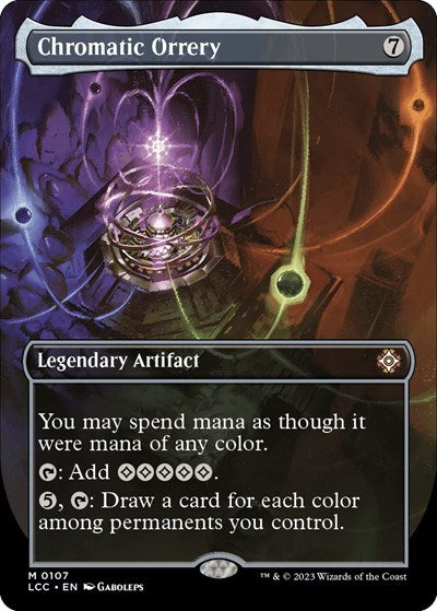Chromatic Orrery (Borderless) (Commander: The Lost Caverns of Ixalan) Near Mint Foil